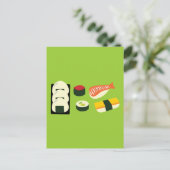Sushi Fun Briefkaart (Staand voorkant)