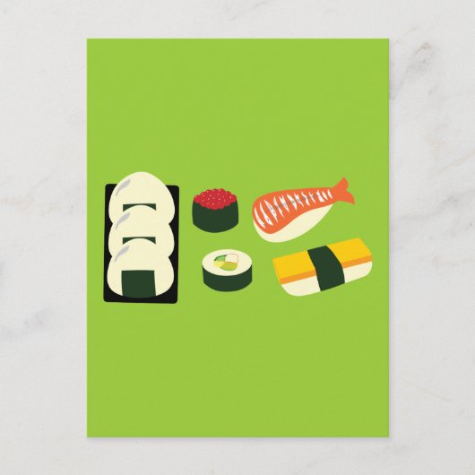 Sushi Fun Briefkaart (Voorkant)