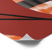 Sushi geslachtsneutraal Baby shower Poster (Hoek)