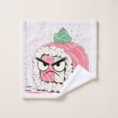 Sushi grincheux (Gant de toilette)