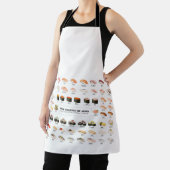 Sushi Guide Apron – Japanese Food Chart Schort (Insitu)
