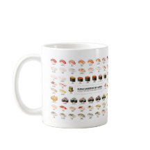 Sushi Guide Mug – Japanese Food Guide Cup