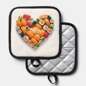 Sushi-hart Pannenlap (Voorkant / Achterkant)