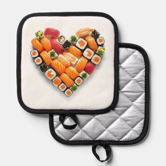 Sushi-hart Pannenlap (Voorkant / Achterkant)