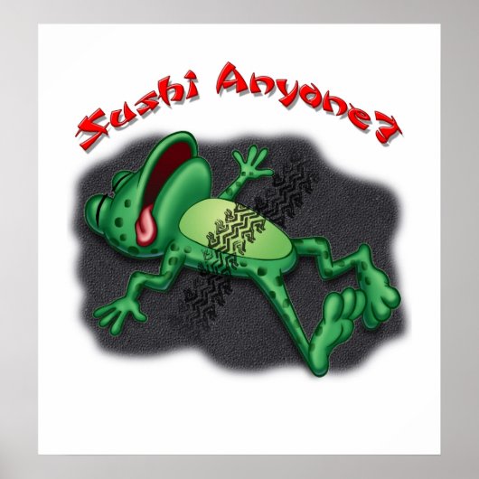 Sushi Iemand? Poster (Voorkant)