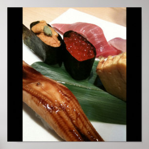 Sushi in Japan, Japanse keuken Poster