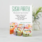 Sushi Invitation (Debout devant)
