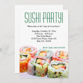 Sushi Invitation (Devant / Derrière)