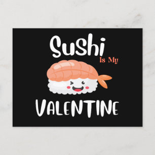 Sushi is mijn Valentijn Briefkaart