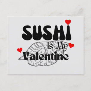 Sushi is mijn Valentijn Briefkaart