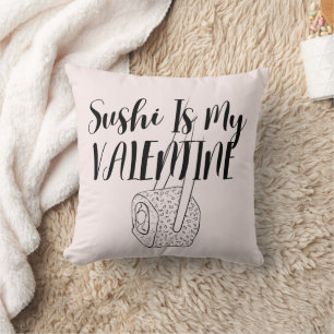 Sushi is mijn Valentijn Kussen