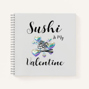 Sushi is mijn Valentijn Notitieboek