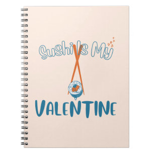 Sushi is mijn Valentijn Notitieboek
