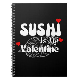 Sushi is mijn Valentijn Notitieboek