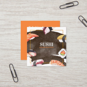 Sushi Japanese Food Visitekaartje