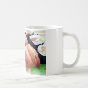 Sushi Japans Asiatisch Voedsel Rauw Sashimi Vers R Koffiemok