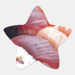 Sushi Japans Aziatisch voedsel raw Sashimi Fresh R Ster Sticker