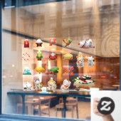 Sushi Japans Eetrestaurant Zakelijk  Raamsticker (Cafe Raam)