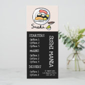 Sushi Japans restaurant dinermenu Menu (Staand voorkant)