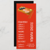 Sushi Japans restaurant sushi menu (Voorkant / Achterkant)