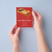 Sushi Japans voedselrestaurant Flyer (Hand)