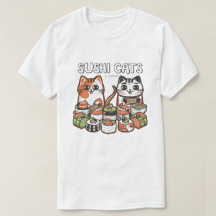 Sushi Katten Soiree T-shirt