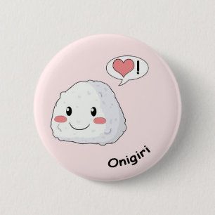 Sushi kawaii ronde button 5,7 cm