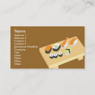 Sushi - Klassiek Visitekaartje