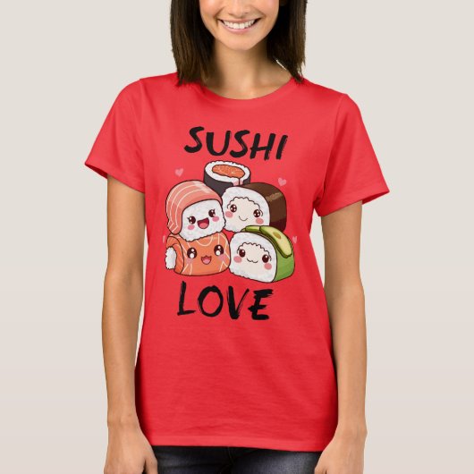 Sushi Love Shirt (Voorkant)