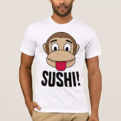 SUSHI LOVER, T-shirts MONKEY, Drôle (Devant)