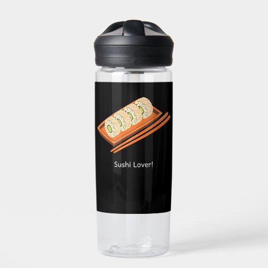 Sushi Lover Waterfles (Voorkant)