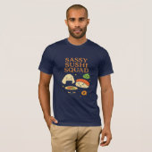 Sushi Lover's Sassy Squad T-shirt (Voorkant volledig)