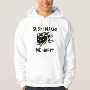 Sushi maakt me gelukkig hoodie