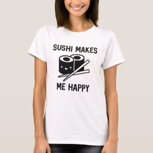 Sushi Maakt Me Gelukkig T-shirt