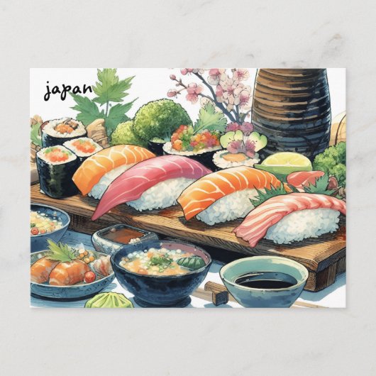 sushi massa mailing japanse briefkaarten (Voorkant)