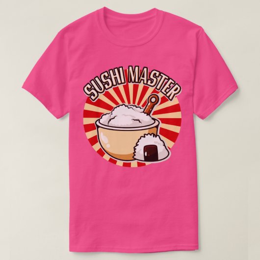 Sushi Master Japanse keuken Japan Chef-kok T-shirt (Design voorkant)