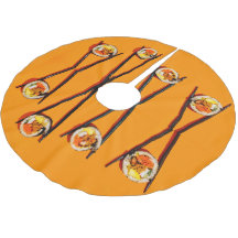 Sushi met chopsticks