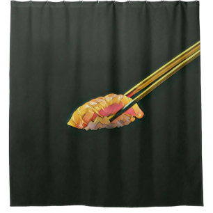 Sushi minachting cadeau douchegordijn
