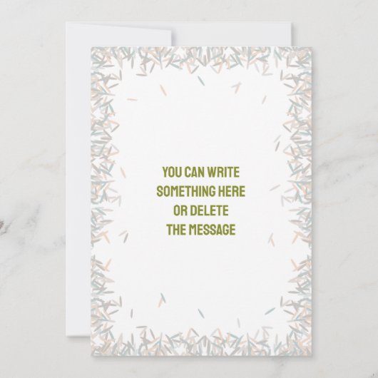 Sushi modifiable Invitation fête d'anniversaire (Dos)