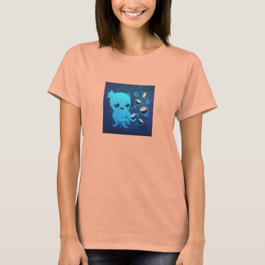 sushi monster shirt (Voorkant)