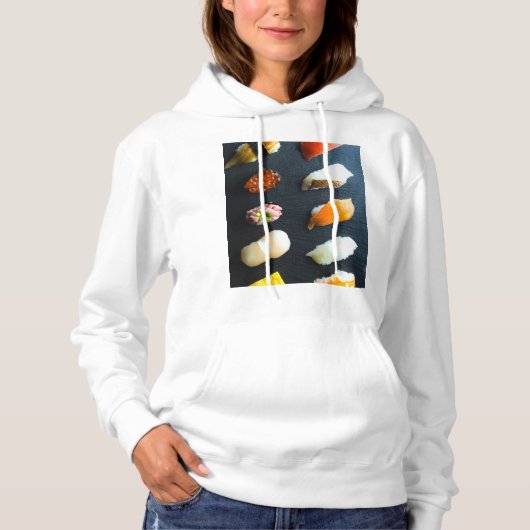 Sushi Museum on a Blackboard Hoodie (Voorkant)