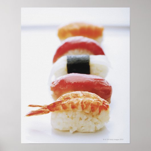 Sushi, Nigeria, close-up Poster (Voorkant)