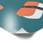 Sushi Nigiri Maki Roll Foto Afdruk (Hoek)