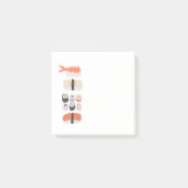 Sushi Nigiri Maki Roll Japanese Food Art Post-it® Notes (Voorkant)