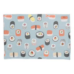 Sushi Nigiri Maki Roll Pattern Kussensloop