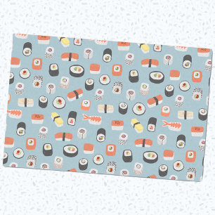 Sushi Nigiri Maki Roll Pattern Tissuepapier