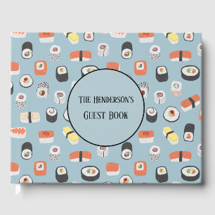 Sushi Nigiri Sashimi Maki Roll Custom Name Gastenboek