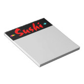 Sushi Notitieblok (Schuin)