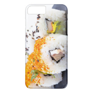 Sushi op een bord 	iPhone 8 plus / 7 plus hoesje