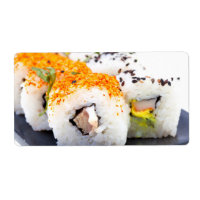 Sushi op een bord
